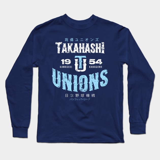 Takahashi Unions Long Sleeve T-Shirt by MindsparkCreative